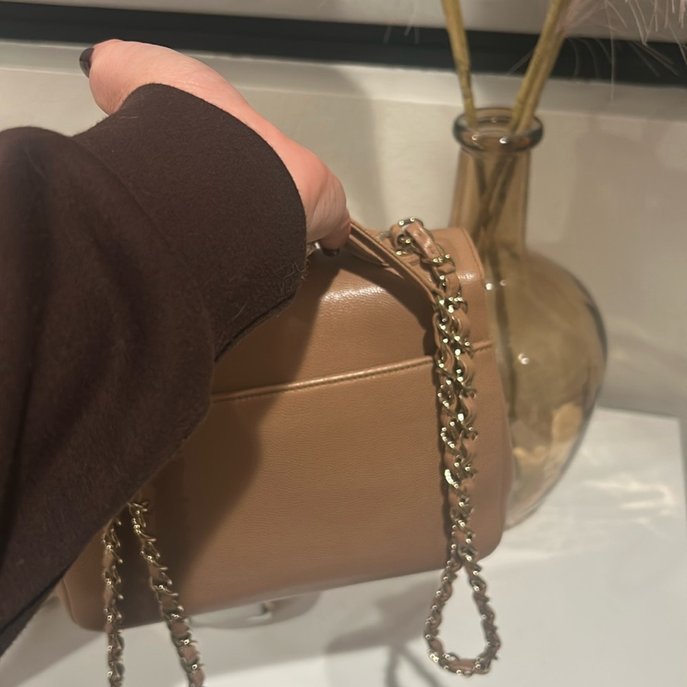 CHANEL Tan Crossbody Bag - Picture 6 of 11